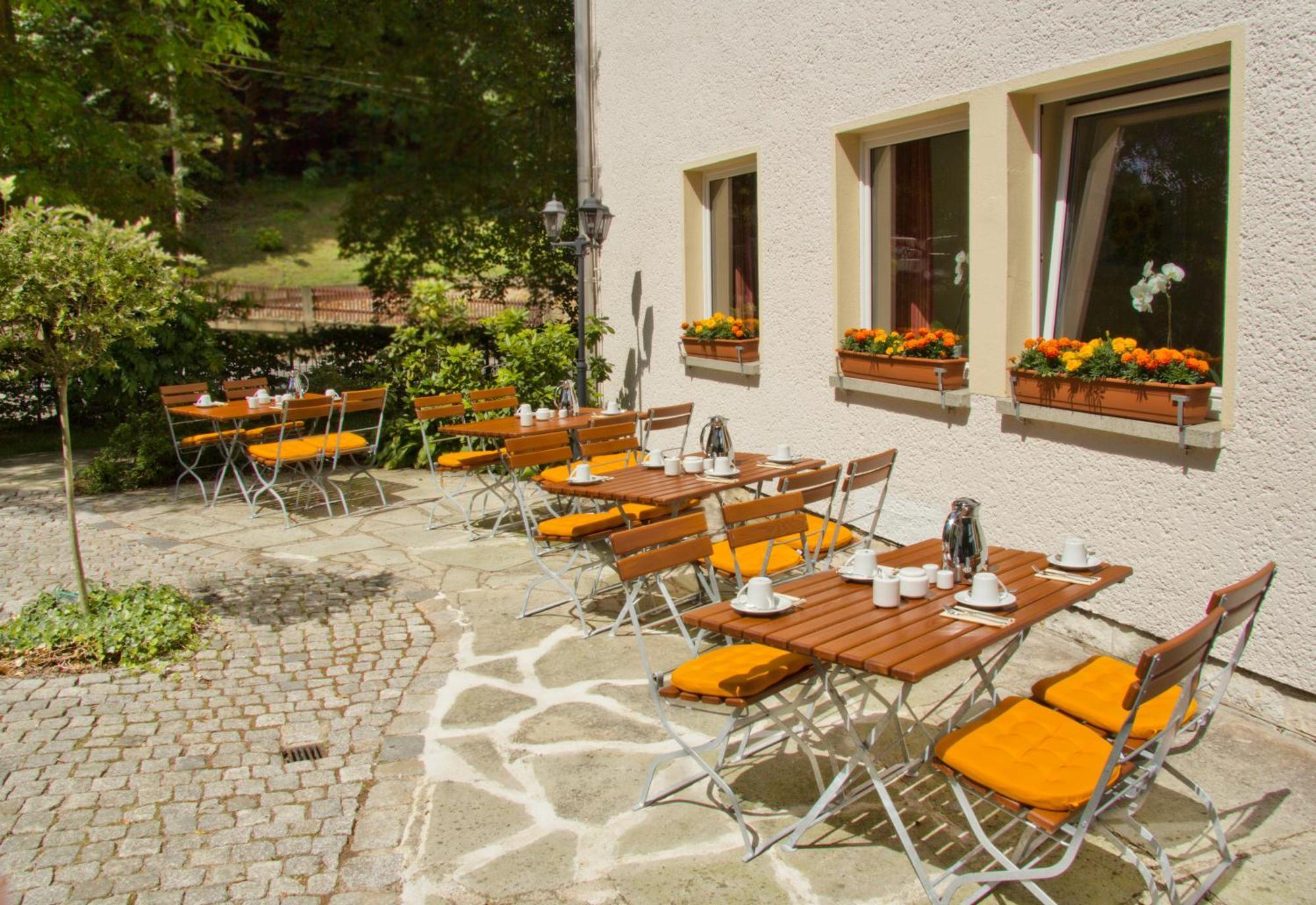 Hotel Garni Grundmuehle Bad Schandau Exterior foto